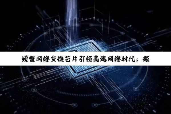 螃蟹网络交换芯片引领高速网络时代：探索AI与5G-A下的最新网络芯片技术热点